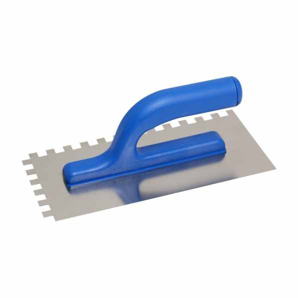 Stainless Steel Trowel, Notched - Kubala 0406 - 130X270Mm
