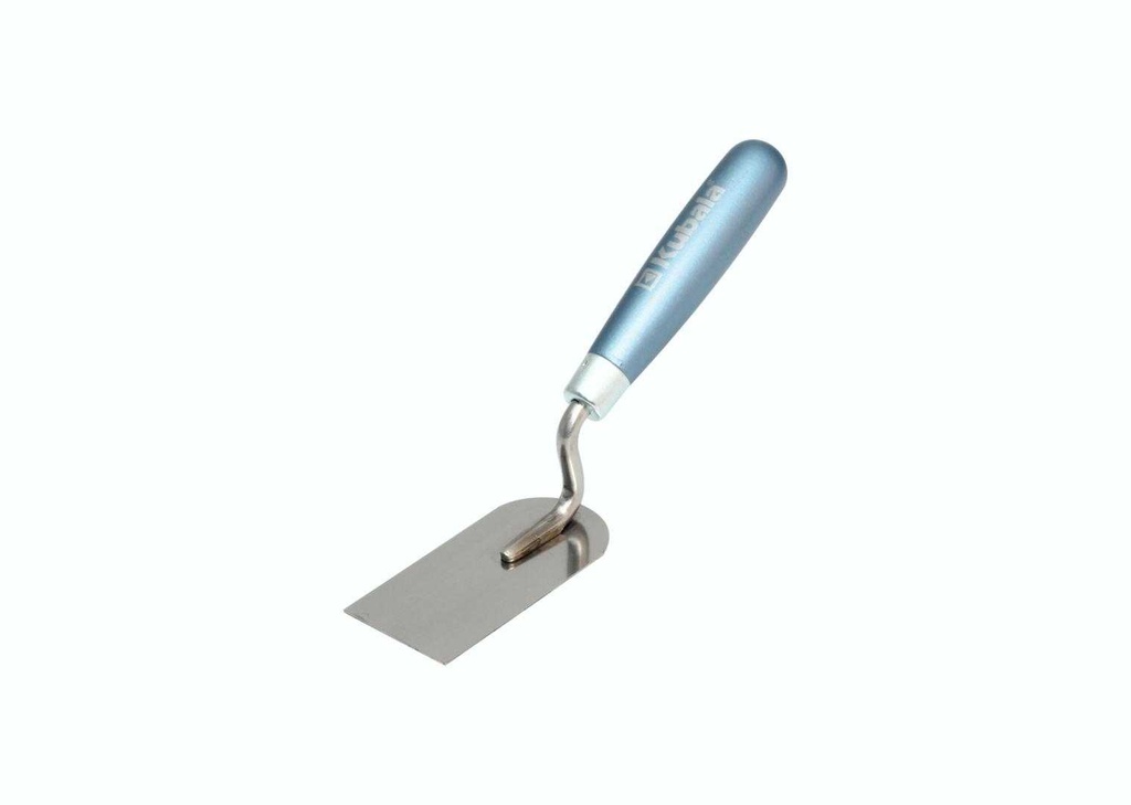 Kubala 0912 - Stainless Steel Stucco Trowel, Welded, Varnished Beech Handle 50 Mm