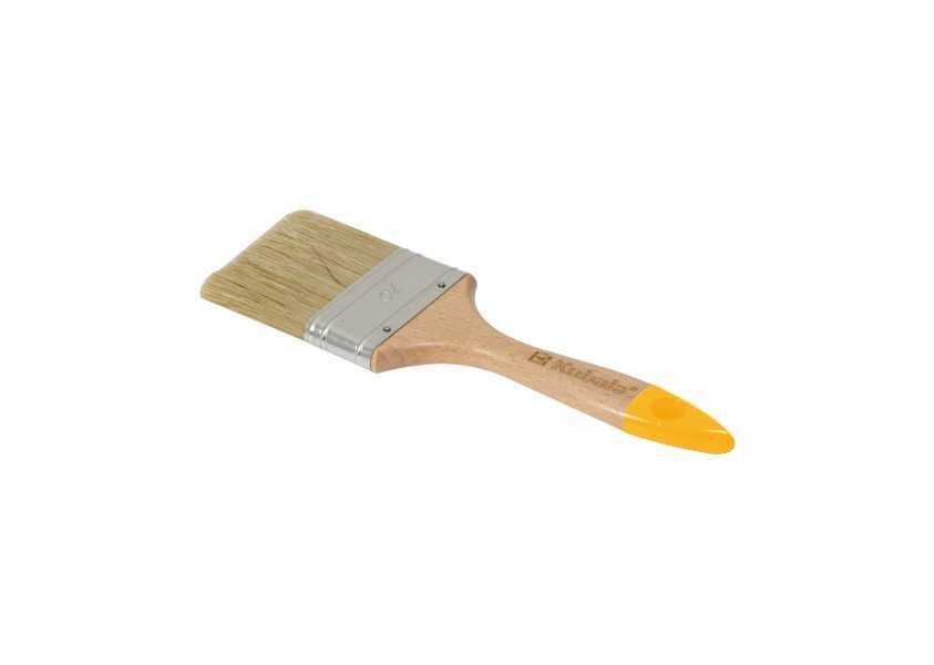 Kubala 4505- Flat Brush, Universal Varnished Beech 70 Mm