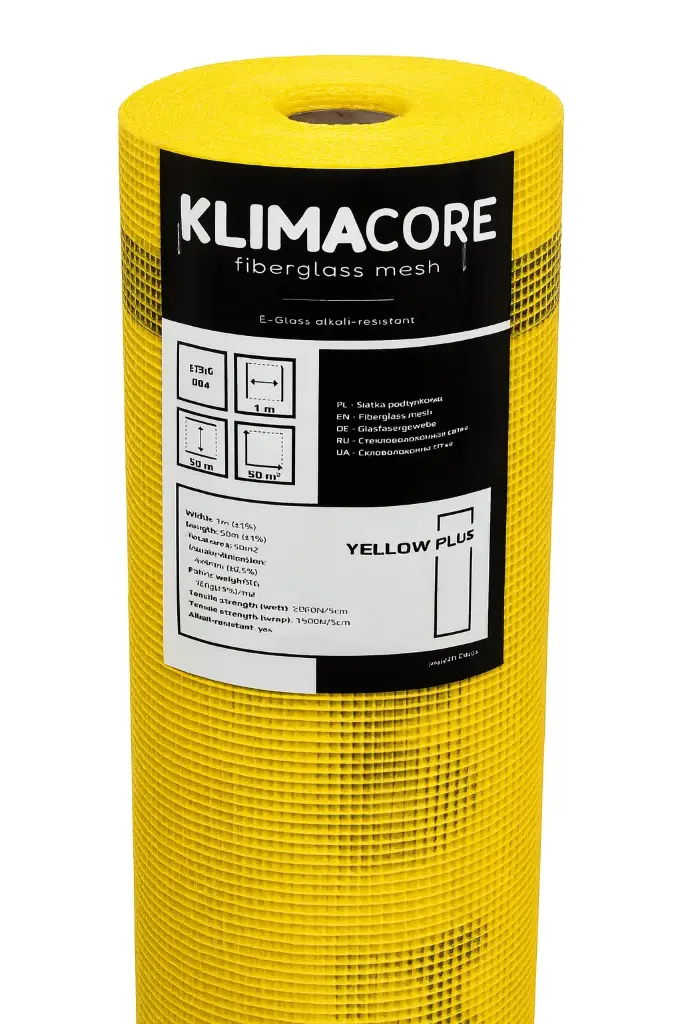 Klimacore Reinforcing Mesh PRO 155g/160g - Yellow - 50m2