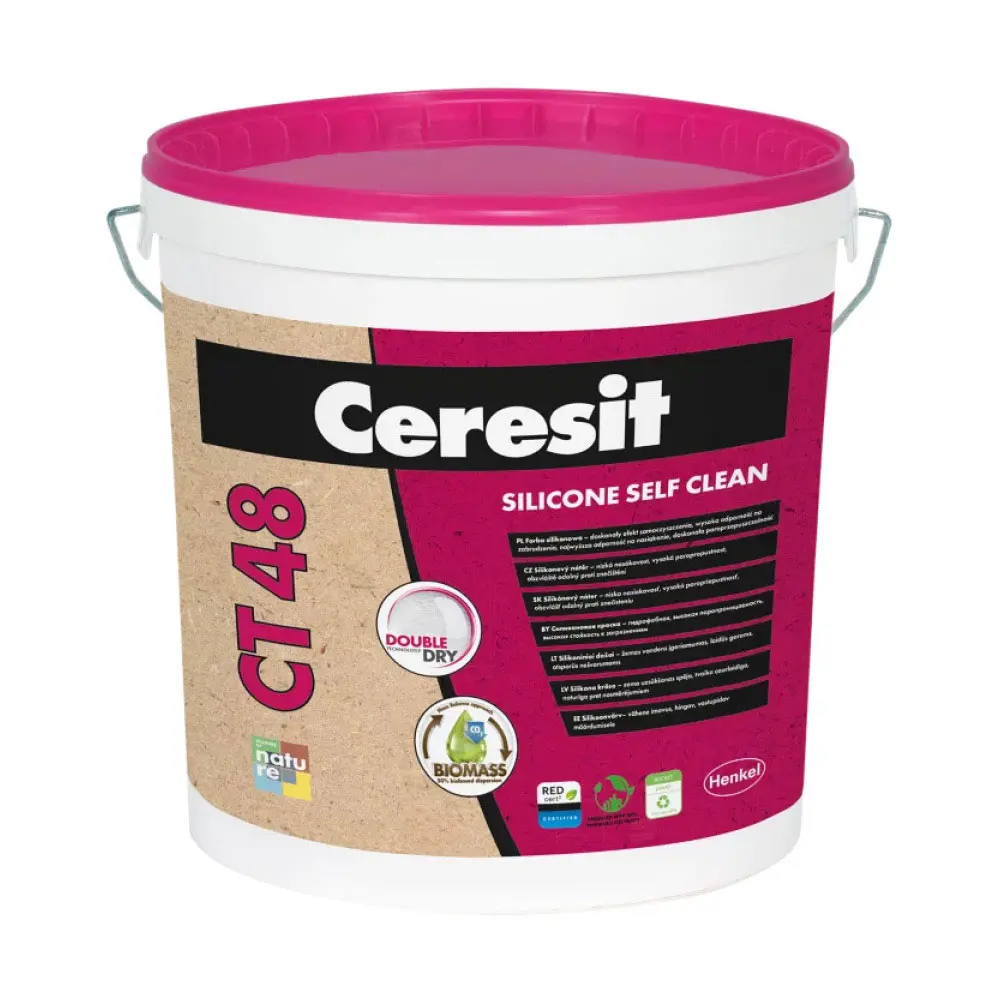 Ceresit CT48 silicone paint - TRANSPARENT base - 3,5L