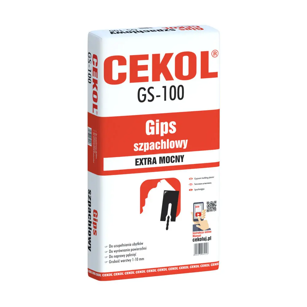Cekol GS-100 gypsum building plaster - 20kg